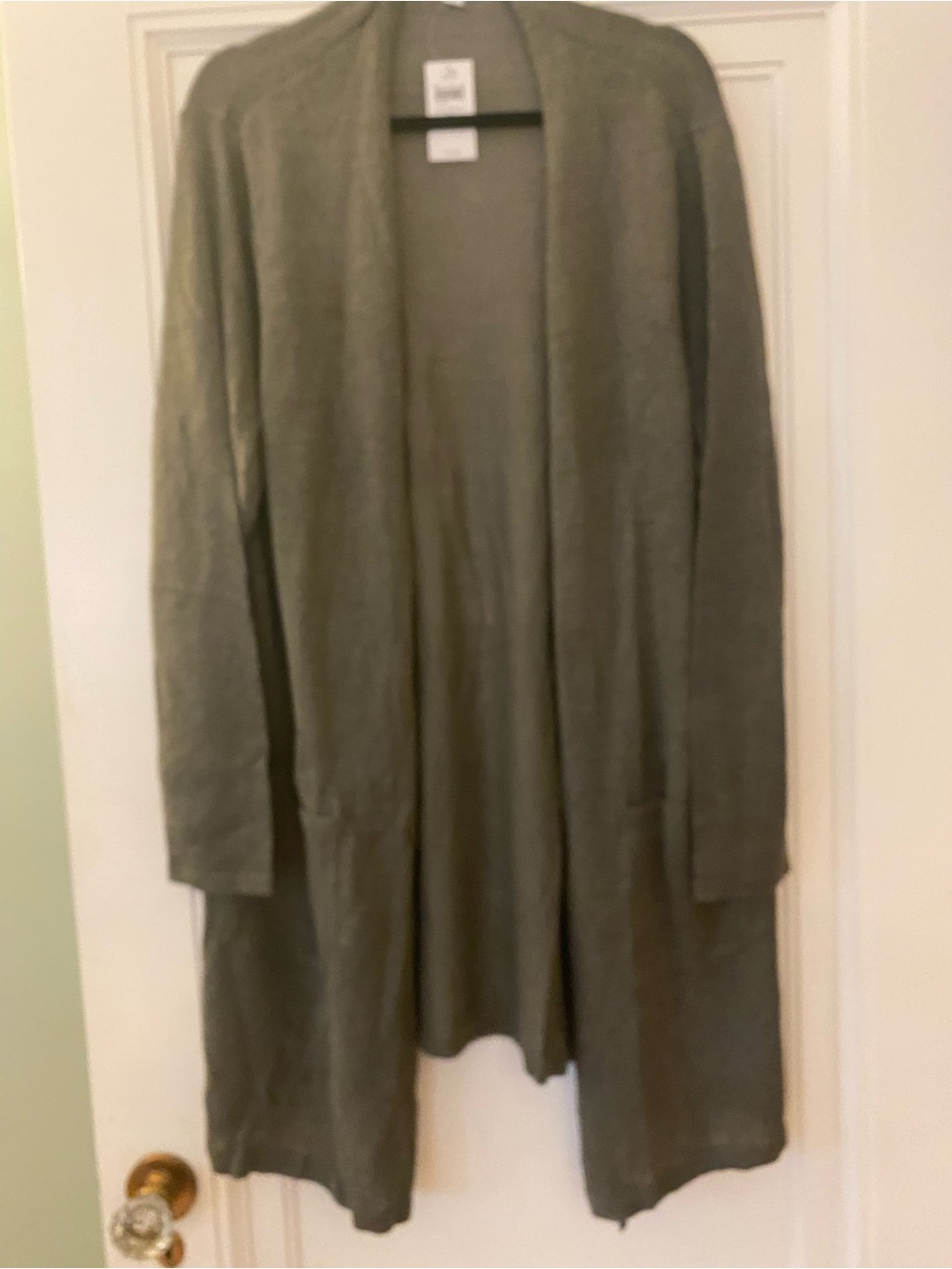 NWT j jill green sweater. Size 3x